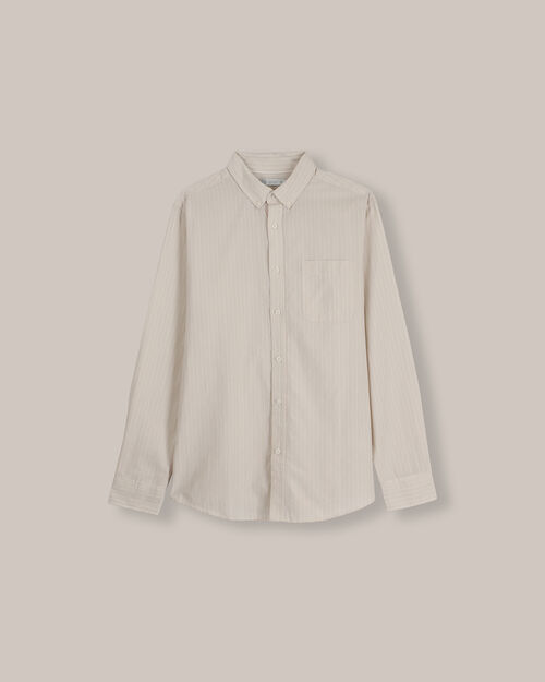 Camisa Fit Regular Café